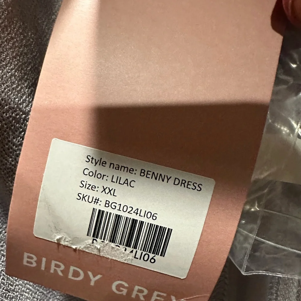 Birdy Grey BENNY DRESS CREPE Lilac XXL NEW NWT BRIDESMAID WEDDING
